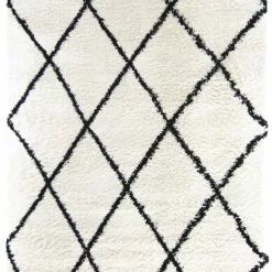 Ryijymatot - Akita (musta/valkoinen)