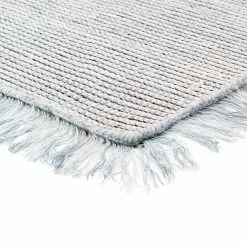 Villamatto - Pike (sininen) 11 Villamatto - Pike (sininen) -Pyöreät Matot Myymälä fringes.skyblue.ullmatta pike bla wool carpet ullmatta wollteppich 03r