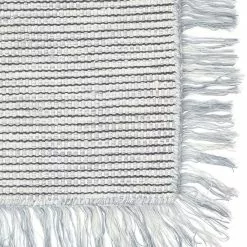 Villamatto - Pike (sininen) 12 Villamatto - Pike (sininen) -Pyöreät Matot Myymälä fringes.skyblue.ullmatta pike bla wool carpet ullmatta wollteppich 04r