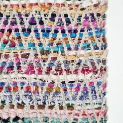 Räsymatto - Tropez (multi) -Pyöreät Matot Myymälä hilli trasmatta flickenteppich rag rugs01copy3