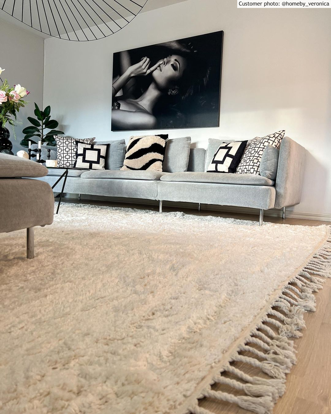 Ryijymatot - Cudillero (beige) 5 Ryijymatot - Cudillero (beige) - Image 3