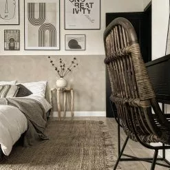 Hamppumatto - Natural (beige) -Pyöreät Matot Myymälä homebystuarthampanatural 18431