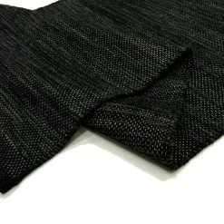 Räsymatto - Slite (musta) -Pyöreät Matot Myymälä img 0553