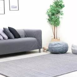 Villamatto - Gimari (harmaa) -Pyöreät Matot Myymälä img 5756 73037