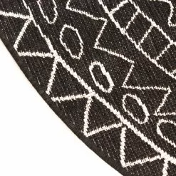 Pyöreät Matot - Brussels Diamond (musta) -Pyöreät Matot Myymälä img 6517
