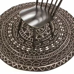 Pyöreät Matot - Brussels Diamond (musta) -Pyöreät Matot Myymälä img 6523