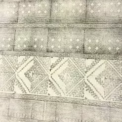 Räsymatto - Rabat (musta/harmaa/valkoinen) 10 Räsymatto - Rabat (musta/harmaa/valkoinen) -Pyöreät Matot Myymälä img 6763