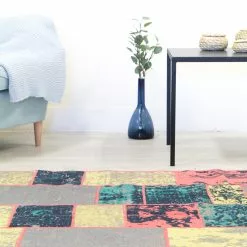 Räsymatto - Bastia (multi) -Pyöreät Matot Myymälä img 7519 17727