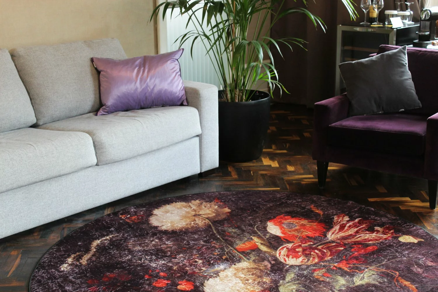 Pyöreät Matot - Rich Flowers (multi) 4 Pyöreät Matot - Rich Flowers (multi) - Image 2