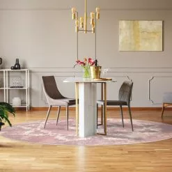 Pyöreät Matot - Nefta (vaaleanpunainen) 9 Pyöreät Matot - Nefta (vaaleanpunainen) -Pyöreät Matot Myymälä interior 38 parquet plant table and chair 1026598056 1.0 yasna skd11164.801 dt092792.103.round