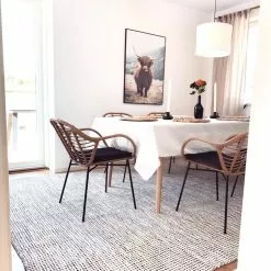 Villamatto - Tilba (multi) 10 Villamatto - Tilba (multi) -Pyöreät Matot Myymälä jennysoorensentilba