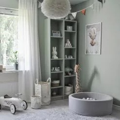 Pyöreä Matot - Cosy (hopea) -Pyöreät Matot Myymälä josefinsinredniing cosysilver