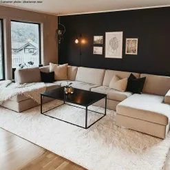 Ryijymatot - Soft Shine (valkoinen) 12 Ryijymatot - Soft Shine (valkoinen) -Pyöreät Matot Myymälä karianne.moe softshinevit