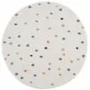 Lastenmatto - Dots Pyöreä (multi) 2 Lastenmatto - Dots Pyöreä (multi) -Pyöreät Matot Myymälä kinderteppich anime 9396 creme 120x120 rund