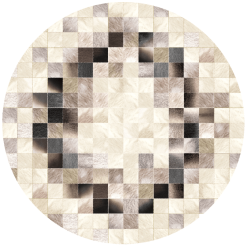 Pyöreät Matot - Livada (valkoinen/multi)