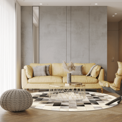 Pyöreät Matot - Livada (valkoinen/multi) 9 Pyöreät Matot - Livada (valkoinen/multi) -Pyöreät Matot Myymälä livada3runda