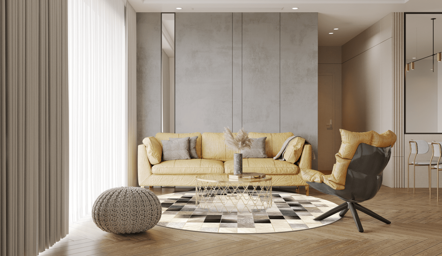 Pyöreät Matot - Livada (valkoinen/multi) 6 Pyöreät Matot - Livada (valkoinen/multi) - Image 4