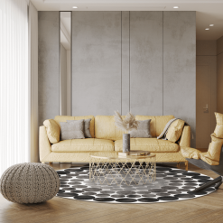 Pyöreät Matot - Marineo (harmaa) 8 Pyöreät Matot - Marineo (harmaa) -Pyöreät Matot Myymälä marineorunda