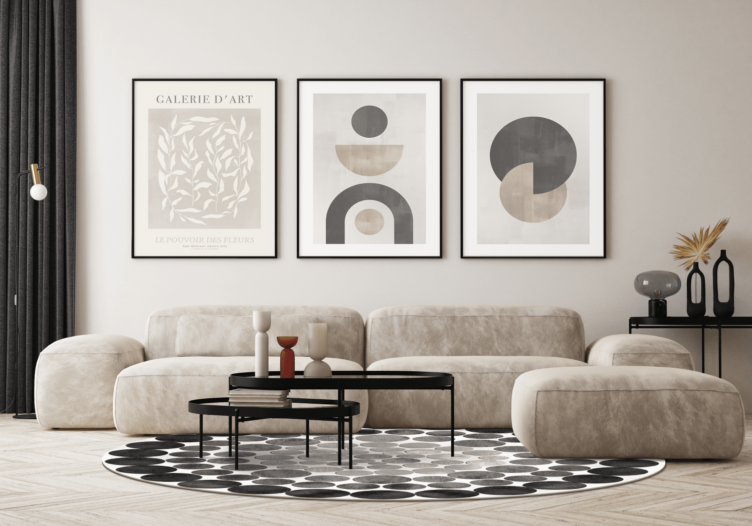 Pyöreät Matot - Marineo (harmaa) 6 Pyöreät Matot - Marineo (harmaa) - Image 4