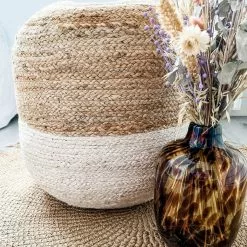 Pyöreä Matot - Medina (jute) 11 Pyöreä Matot - Medina (jute) -Pyöreät Matot Myymälä meisjes.in .huis medinaochjutepuff1