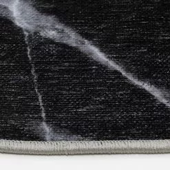 Pyöreät Matot - Savino (musta/valkoinen/vihreä) -Pyöreät Matot Myymälä mifc2b1