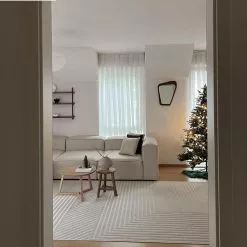 Shaggy Indoor-Outdoor - Avalon (cream) -Pyöreät Matot Myymälä minimalandso avalon 84030