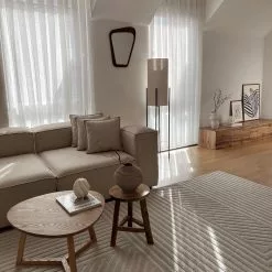 Shaggy Indoor-Outdoor - Avalon (cream) -Pyöreät Matot Myymälä minimalandso avaloncream