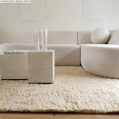 Ryijymatot - Kanvas (beige) 13 Ryijymatot - Kanvas (beige) -Pyöreät Matot Myymälä mirmar interior kanvasbeige