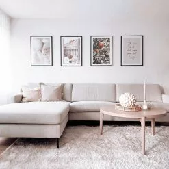 Ryijymatot - Cosy (beige) -Pyöreät Matot Myymälä my nordic living cosybeige