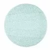 Pyöreä Matot - Pastelli (turkoosi) -Pyöreät Matot Myymälä new pastellshaggy 300 softturkis rund hoch