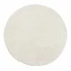 Pyöreä Matot - Soft Shine (valkoinen) -Pyöreät Matot Myymälä new softshine 2236 white hoch rund 1