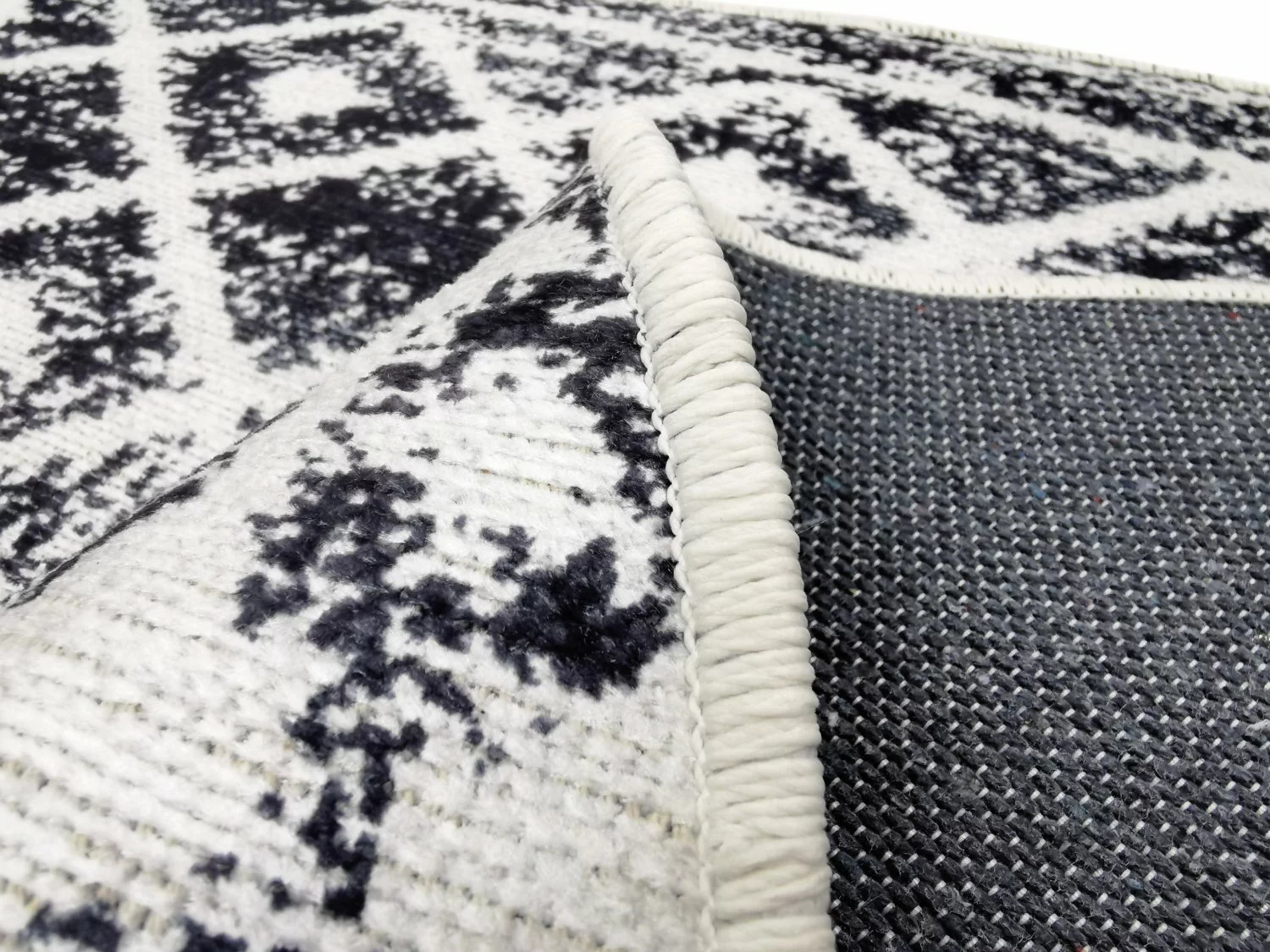 Pyöreät Matot - Ovada (musta/valkoinen) 7 Pyöreät Matot - Ovada (musta/valkoinen) - Image 5