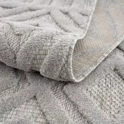 Shaggy Indoor-Outdoor - Lancaster (harmaa) 9 Shaggy Indoor-Outdoor - Lancaster (harmaa) -Pyöreät Matot Myymälä outdoorteppich santorini 58377 grau3