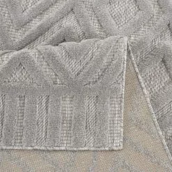 Shaggy Indoor-Outdoor - Lancaster (harmaa) 11 Shaggy Indoor-Outdoor - Lancaster (harmaa) -Pyöreät Matot Myymälä outdoorteppich santorini 58377 grau5