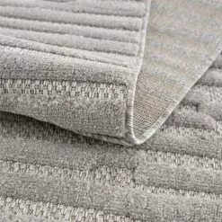 Shaggy Indoor-Outdoor - Neston (harmaa) -Pyöreät Matot Myymälä outdoorteppich santorini 58394 grau3