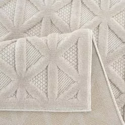 Shaggy Indoor-Outdoor - Aberdeen (beige) -Pyöreät Matot Myymälä outdoorteppich santorini 58500 creme5