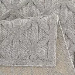 Shaggy Indoor-Outdoor - Aberdeen (harmaa) -Pyöreät Matot Myymälä outdoorteppich santorini 58500 grau5