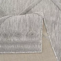 Shaggy Indoor-Outdoor - Newhaven (harmaa) -Pyöreät Matot Myymälä outdoorteppich santorini 58578 grau5