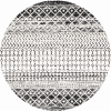 Pyöreät Matot - Ovada (musta/valkoinen) -Pyöreät Matot Myymälä ovadarund