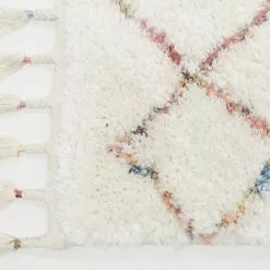 Ryijymatot - Lisboa (multi) -Pyöreät Matot Myymälä ozkaplan.odyssey.0a515a.cream lisboa multi ryamatta faux fur carpet hochflorteppiche2 03copy