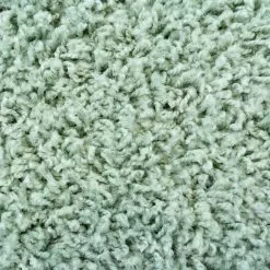 Ryijymatot - Pastelli (mint) -Pyöreät Matot Myymälä pastellshaggy 300 softgreen detail