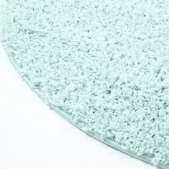 Pyöreä Matot - Pastelli (turkoosi) -Pyöreät Matot Myymälä pastellshaggy 300 softturkis rund nah