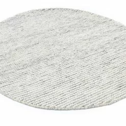 Pyöreä Matot - Plockton (harmaa) 10 Pyöreä Matot - Plockton (harmaa) -Pyöreät Matot Myymälä plockton drop grey mix r wool ullmatta wollteppich02rr