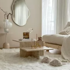 Ryijymatot - Pomaire (valkoinen) 10 Ryijymatot - Pomaire (valkoinen) -Pyöreät Matot Myymälä pomairevit hyggeby.anna