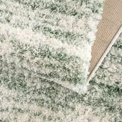 Ryijymatot - Orellana (vihreä) -Pyöreät Matot Myymälä pulpy 524 green makro