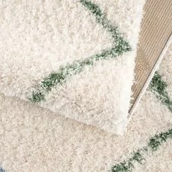 Ryijymatot - Merzouga (vihreä) -Pyöreät Matot Myymälä pulpy 557 green nah