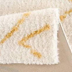 Ryijymatot - Merzouga (keltainen) -Pyöreät Matot Myymälä pulpy 557 yellow kettel