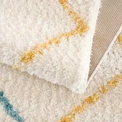 Ryijymatot - Merzouga (keltainen) -Pyöreät Matot Myymälä pulpy 557 yellow makro