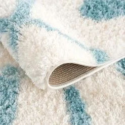 Ryijymatot - Chianti (sininen) -Pyöreät Matot Myymälä pulpy 563 blue makro