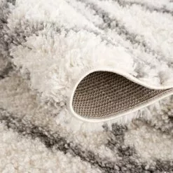 Ryijymatot - Azuay (beige) -Pyöreät Matot Myymälä pulpyshaggy a530 cream3